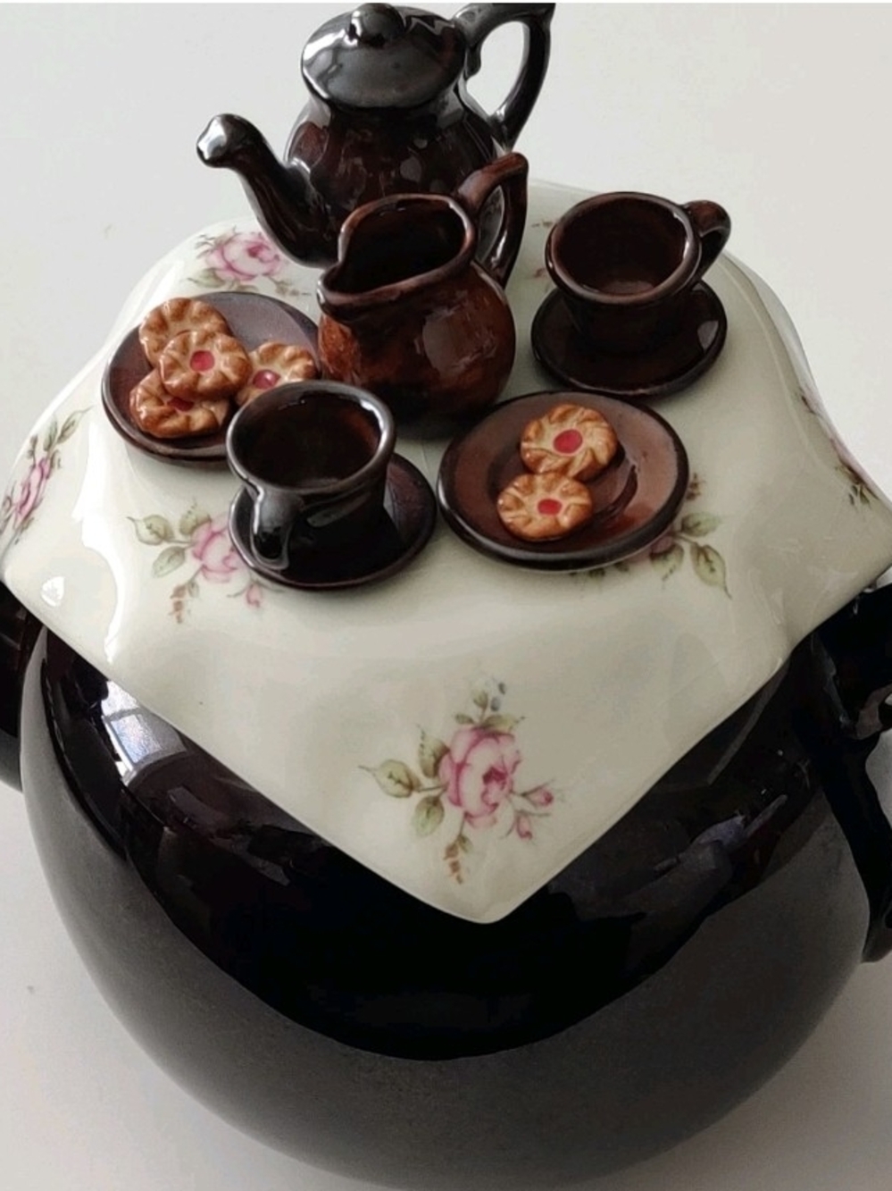 Paul Cardew "Brown Betty Tea Table" ceramic teapot - Picture 5 of 16
